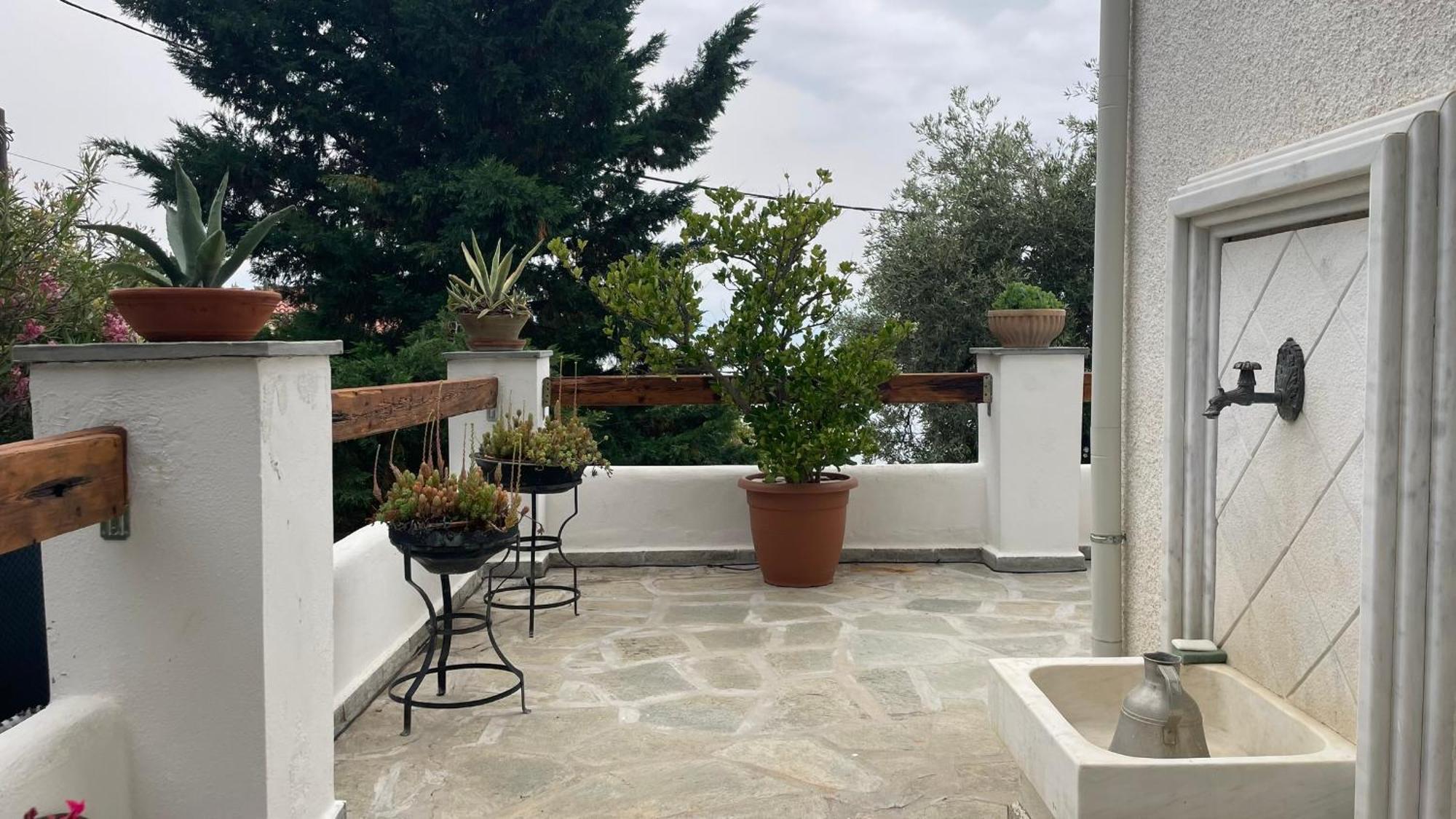 Iris Sea View Villa Afissos Zewnętrze zdjęcie